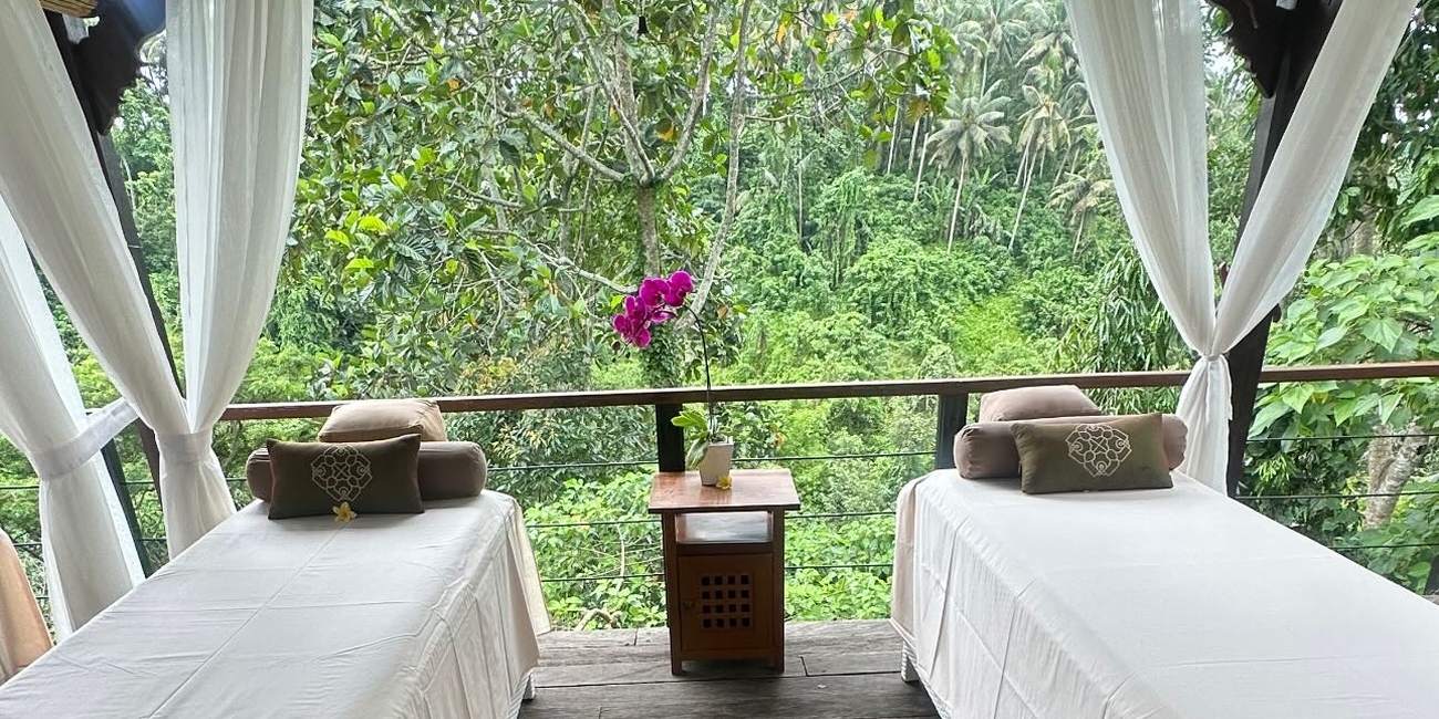 Treatment beds open to the valley