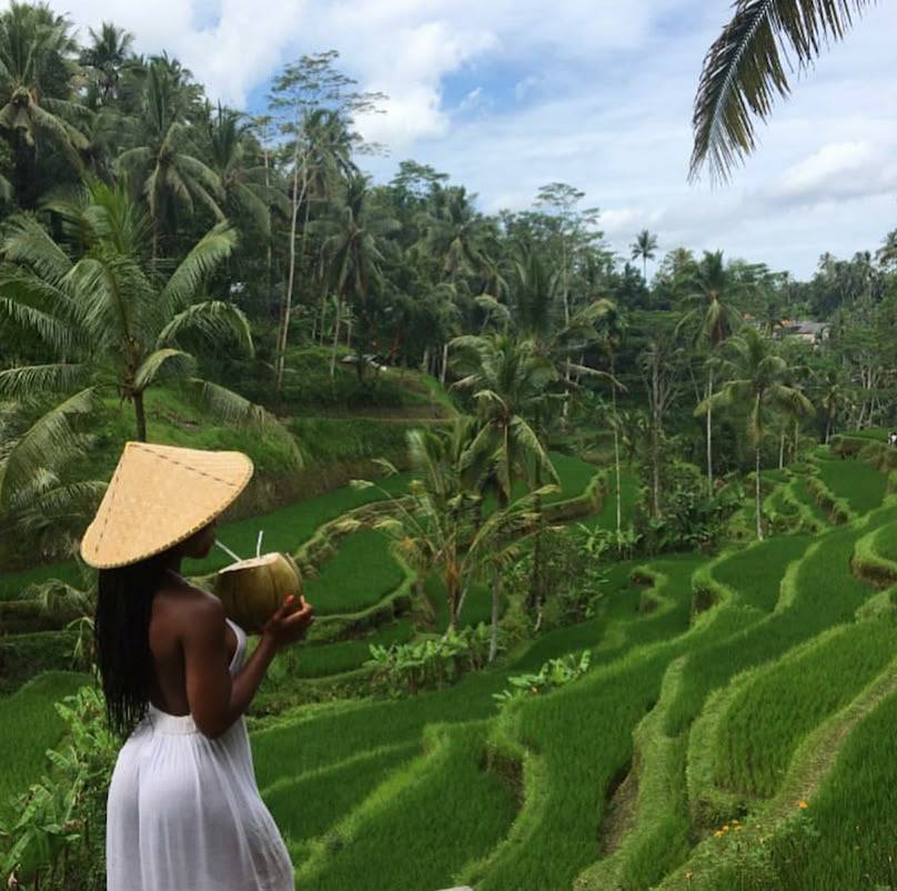 Coconut, conical hat, Tegalalang