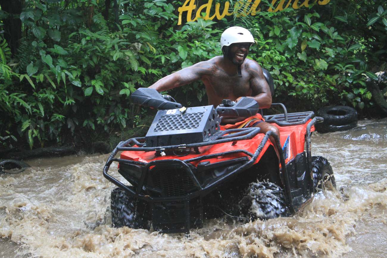 Straight through the river crossing