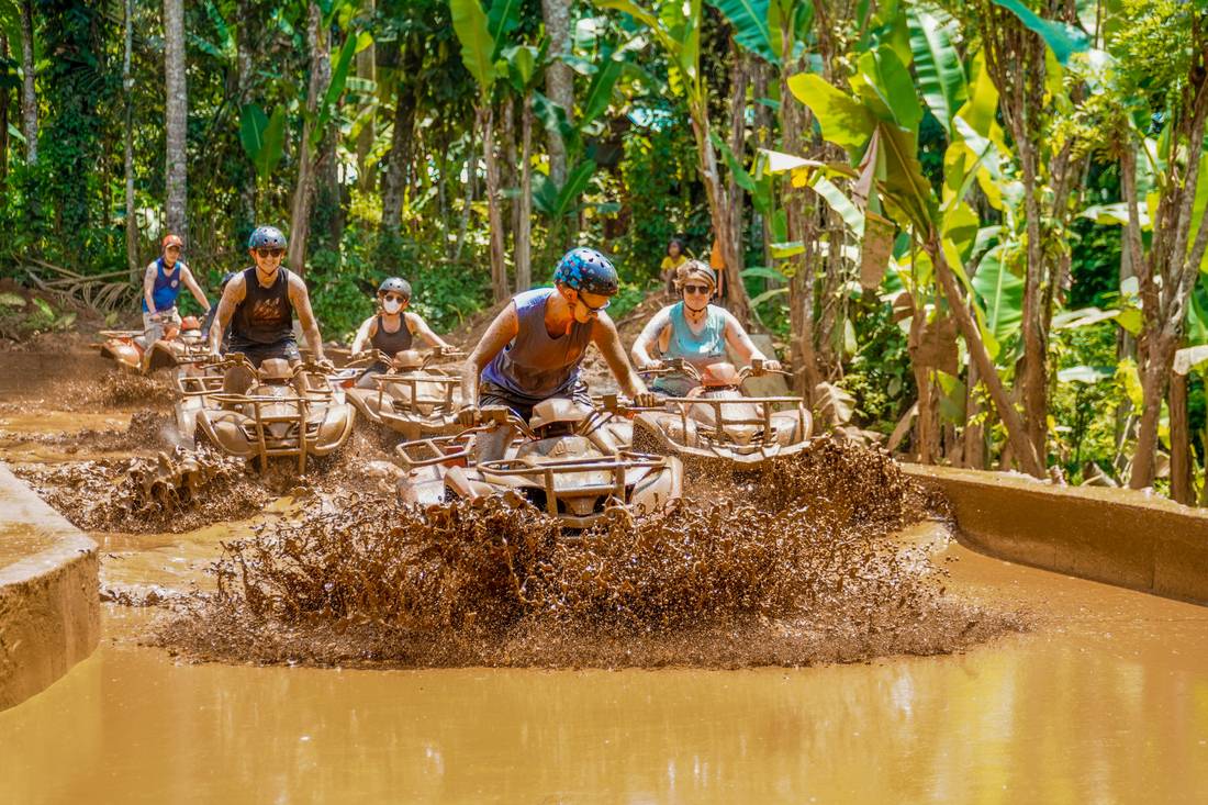 Through the mud pit, single file