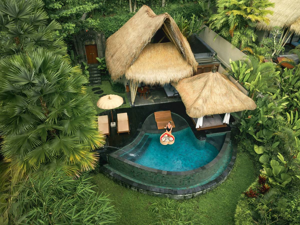 Villas tucked into the jungle