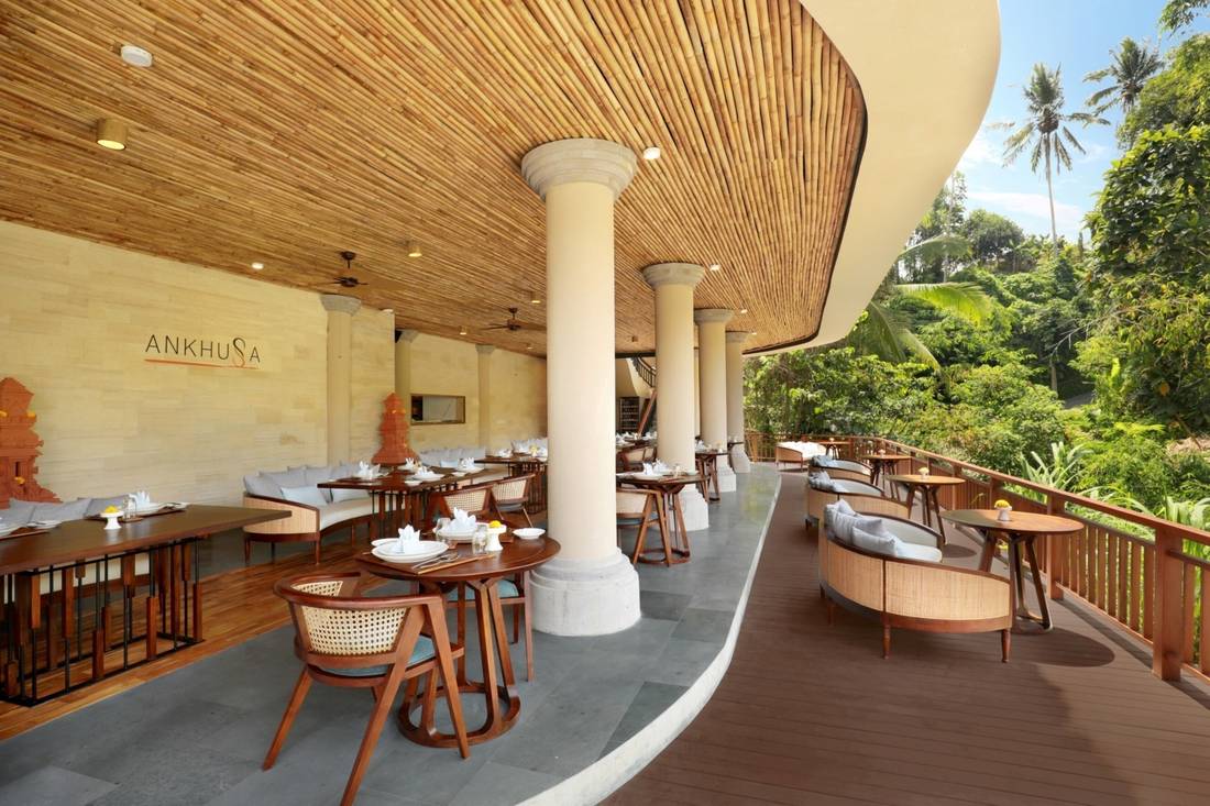 Ankhusa — terrace dining over the valley